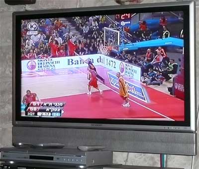 Sadly, the Maccabi team lost...