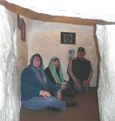 Inside the sacred Druze cave