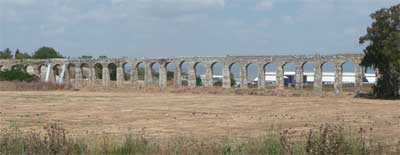 Ancient aquaduct on the way to Rosh-Hanikrah
