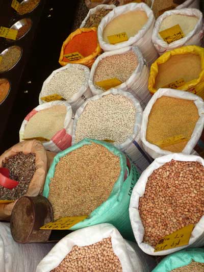 Spices in a shop in Old Jaffa