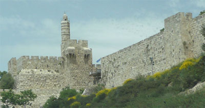 The ancient wall of Jerusalem
