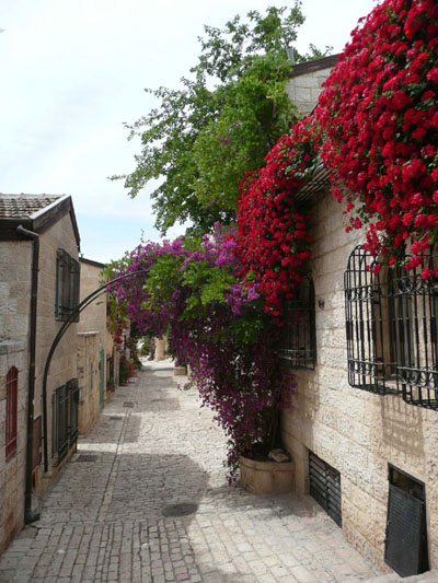 On the way to the Old City of Jerusalem