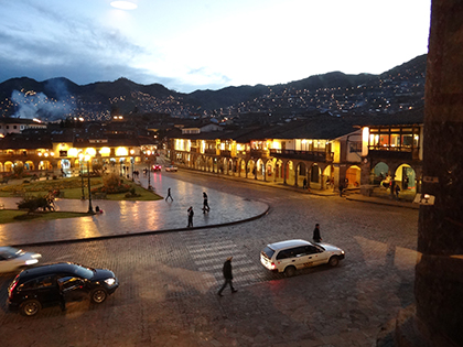 Cuzco at dusk