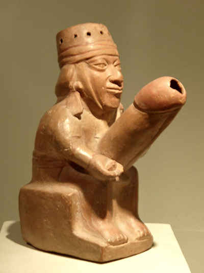 Ancient Peruvian erotic art at Museo Larco in Lima, Peru