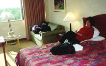 Our room at the Houston Sheraton