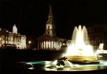 St. Martin-in-the-Fields seen from Trafalgar Square