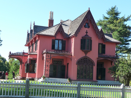 "The Pink House" in Woodstock,  Connecticiut
