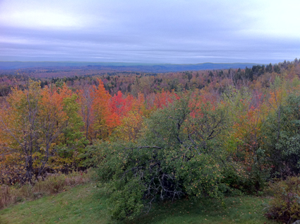 View from Hogback Mountain in Vermont