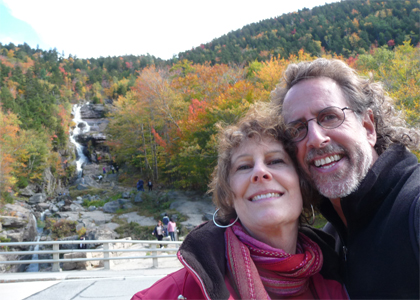 Waterfall in New Hampshire