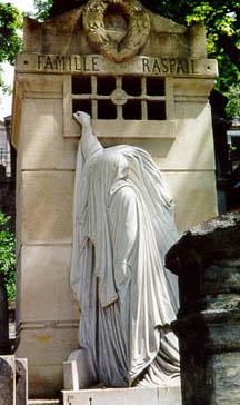 Raspail's tomb at Pere Lachaise cemetery
