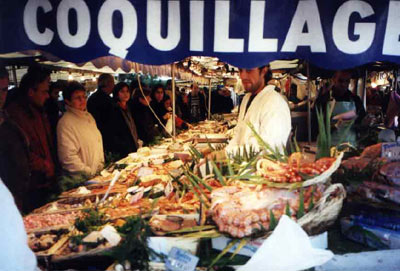 Street market in Paris