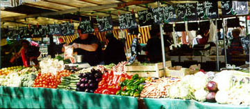 At the street market on Rue Monge